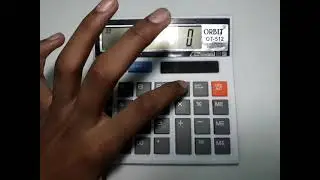 how to turn off orbit/orpat ot-512 calculator