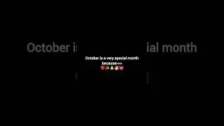 October is very special month 🙏🏻🥳💓✨&hearts;️#october #festival #month#joy#status #shorts#viral