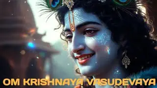 Om Krishnaya Vasudevaya Haraye Paramatmane 🙏 | 108 Times Krishna Mantra | Meditation @AmitPBhatti 
