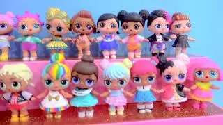 #LOL КУКЛЫ ЛОЛ МОЯ КОЛЛЕКЦИЯ LOL Surprise COLLECTION: L.O.L. series 1 2 3 4 #ЛОЛ ДИСПЛЕЙ