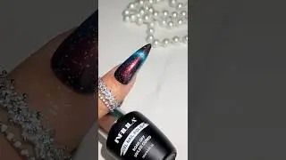 How to Create Stunning Cosmic Cat-Eye Galaxy Nails | Step-by-Step Tutorial #nails #cateyenails