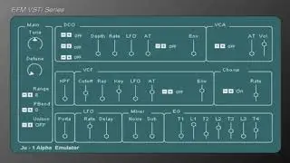 🎼 Alpha || Free VST Plugin || Alpha Juno Emulation 🎼