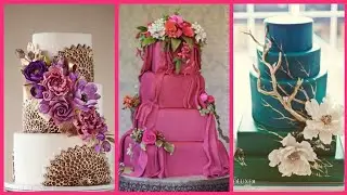Gorgeous wedding cakes//2021New year wedding cake//Beautiful wedding cake pictures