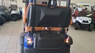 2025 Dach Vehicles Apollo in Blue with Bright Orange Interior [Tucson Golf Cars]