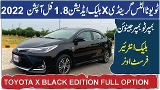 Toyota Corolla Altis Grande X Cvt i 1 8 Black Interior 2022 Total Genuine For Sale | Zawar Motors