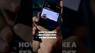 Make a seamless post on Instagram #lightroomediting #photoshopediting