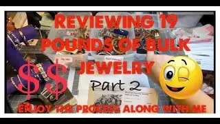 Shopgoodwill.com 19 pounds of bulk costume jewelry bracelet review PART 2