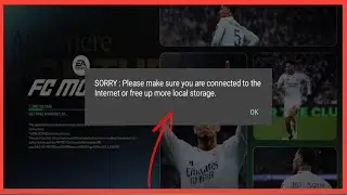 Fix it sorry make sure you are connected to the internetor free up more local  storage