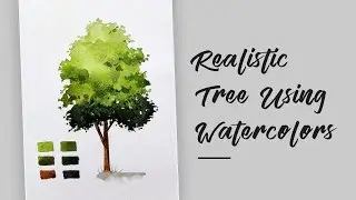 Watercolor Tree Painting for Beginners 🌳 ||  Step by Step Tutorial