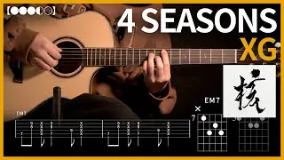 1103.XG - 4 SEASONS 기타커버【●●●◐○】 | Guitar tutorial 【TAB譜】