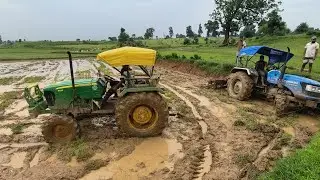 😎🚜John♥️ Deere 4x4 😘Sonalika 4x4 ko kaise nikalta hai