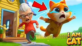 Becoming a Sad HOMELESS CAT in I AM CAT VR!
