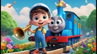 El Peque&ntilde;o Ni&ntilde;o Azul Se Une al Tren de la Diversi&oacute;n | Rimas Infantiles y Canciones para Ni&ntilde;os