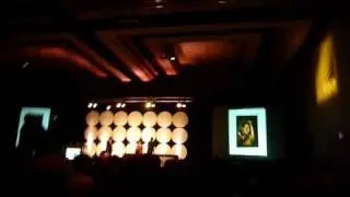 Andy Armstrong accepts International Commercial Image  of the Year Award at WPPI
