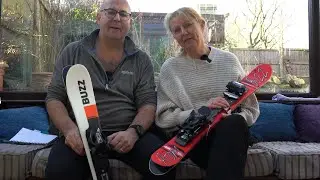 Buzz short ski (blades) review at Ruka, Finland