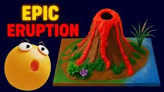 🌋 Amazing Volcano Experiment | Easy Science Project Demo Malayalam | Working Model 