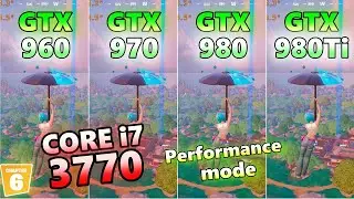 GTX 960 970 980 980Ti&times;CORE i7 3770/fortnite chapter6 season3/performance/FPS TEST/フォートナイト/2025