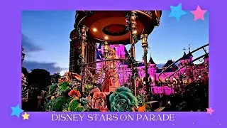 Disney Stars on Parade (longer intro version), Disneyland Paris, 9th January 2023, Follow the parade