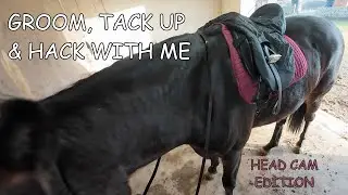 Ride With Me: Grooming, Tacking Up & Hacking POV ASMR | Northern Ireland Equestrian