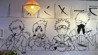 My visit to a Naruto Themed Ramen Place In El Monte