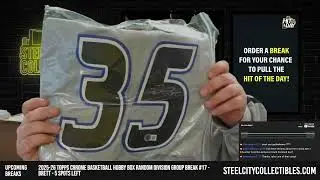 2026 Gold Rush Autographed Jersey Hall of Fame Edition 6-Box Case Random 10 Player Break #6 - Brett