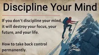 Discipline Your Mind - Control Your Mind || Graded Reader || Improve Your English ✅️ 