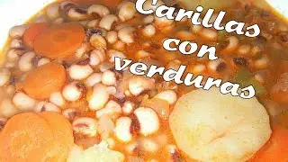 Receta - Alubias carillas con verduras