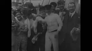 An Apparent Tour of the Titanic (1912) | Rare Silent Documentary Short | Public Domain