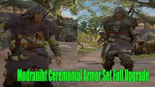 Assassin's Creed Valhalla - Modraniht Ceremonial Armor Set Full Upgrade (All Appearances)