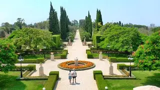 הגנים הבהאים בעכו - מקדש ואחוזת בהא-אללה Baháʼí Akko 2021