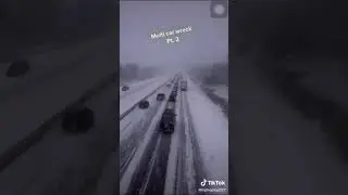 Horrible Winter car accident
