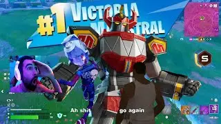 &iexcl;El robot gigante me arruina la partida! OBTUVE la VICTORIA MAGISTRAL en el EVENTO de FORTNITE