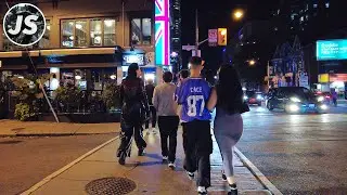 Friday Night Through The Village on Church | Downtown Toronto Walk