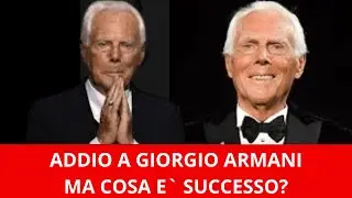 Di cosa &egrave; morto Giorgio Armani? la verit&agrave; sconvolgente trapela ora&hellip;