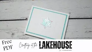Открытка &laquo;Снежинка поцелует&raquo; с продукцией Stampin' Up!&reg; #stampinup #sunnstampin
