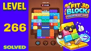 Fit Block 3D &ndash; Level 266 | Walkthrough Fast & Clean Solution
