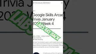 Обновление Trivia Lab за 4-ю неделю | Google Arcade C1 #shorts #ytshorts #qwiklabsarcade2026