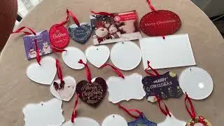 Sublimation acrylic ornament