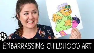 My Embarrassing '90s Childhood Art | Sea Lemon
