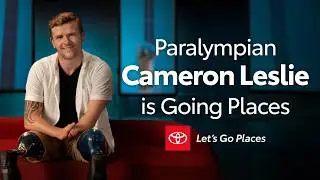 Paralympian Cameron Leslie is going places.