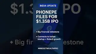 PhonePe Files for $1.35 Billion IPO  India&rsquo;s Biggest Fintech Milestone 2025#PhonePe #IPO2025 #shorts