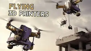 Flying 3D Printers are changing the construction industry.