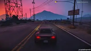 Relaxing Sunset Drive | GTA 5 | PS5