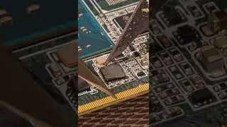 Small SMD Chip Replacement 🔥🔧  Hot Air Precision in Action!