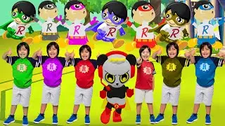 Tag with Ryan Super Special Episode Titan's Race Dark Titan vs Red Titan vs Blue Titan All Character