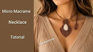 ✨️Timeless Boho Macram&eacute; Jewelry Tutorial | Handmade Statement Pendant