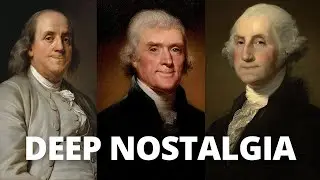 10 Top American Presidents Animated & Founding Fathers - Deep Nostalgia