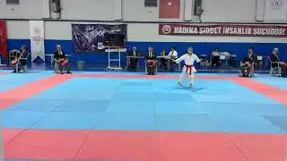 Melek Eda Şimşek kata (kırmızı) Türkiye Yıldızlar Ligi 1. Etap