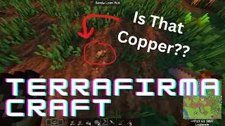 TerraFirmaCraft HardRock - Minecraft Mod Ep.2 - No copper ore in chert