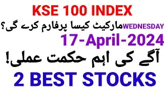 #Psx Kse 100 Index Technical Analysis for Wednesday 16-April-2024 #HamzaWasim #money #trading